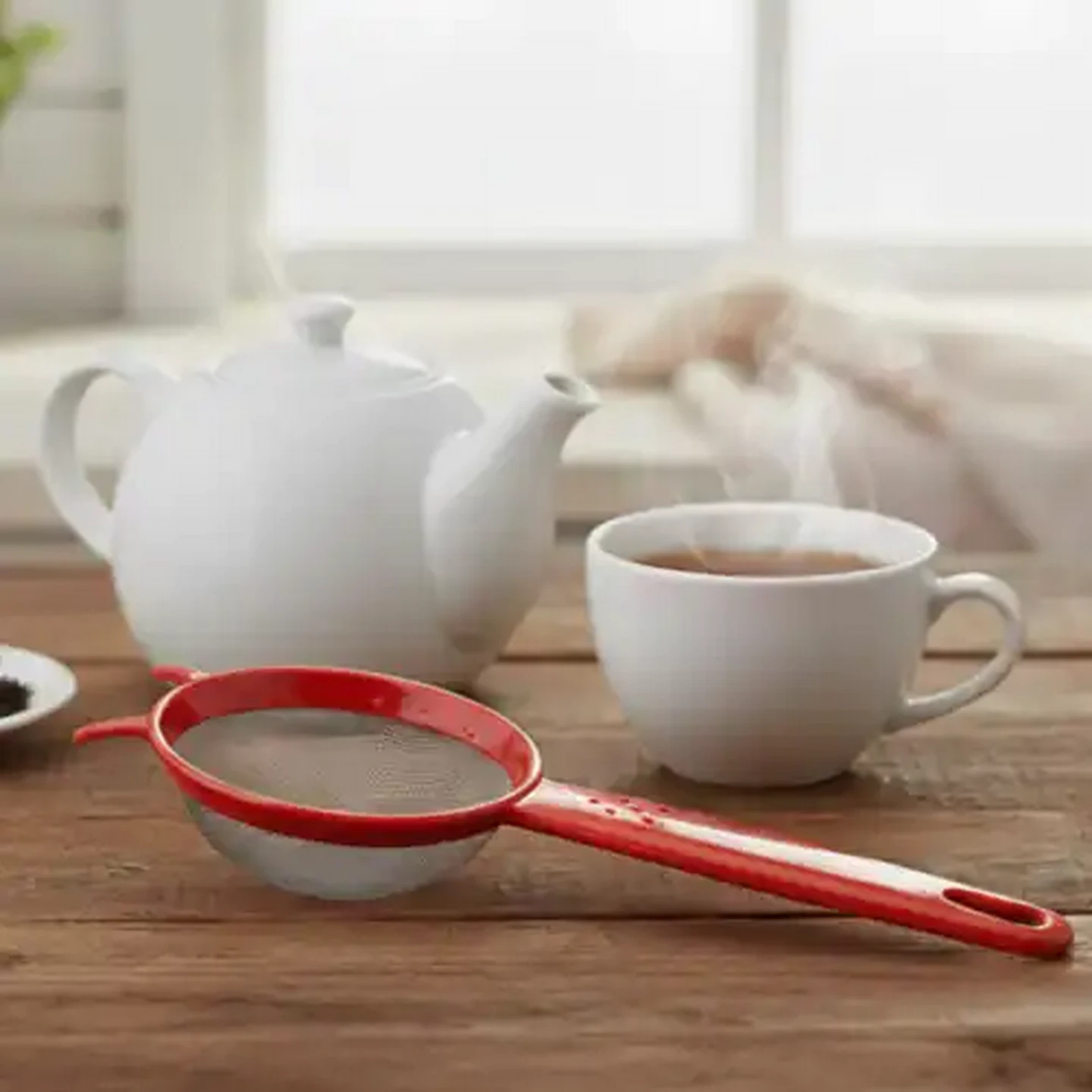 Image of Millini Red Tea Strainer 7cm