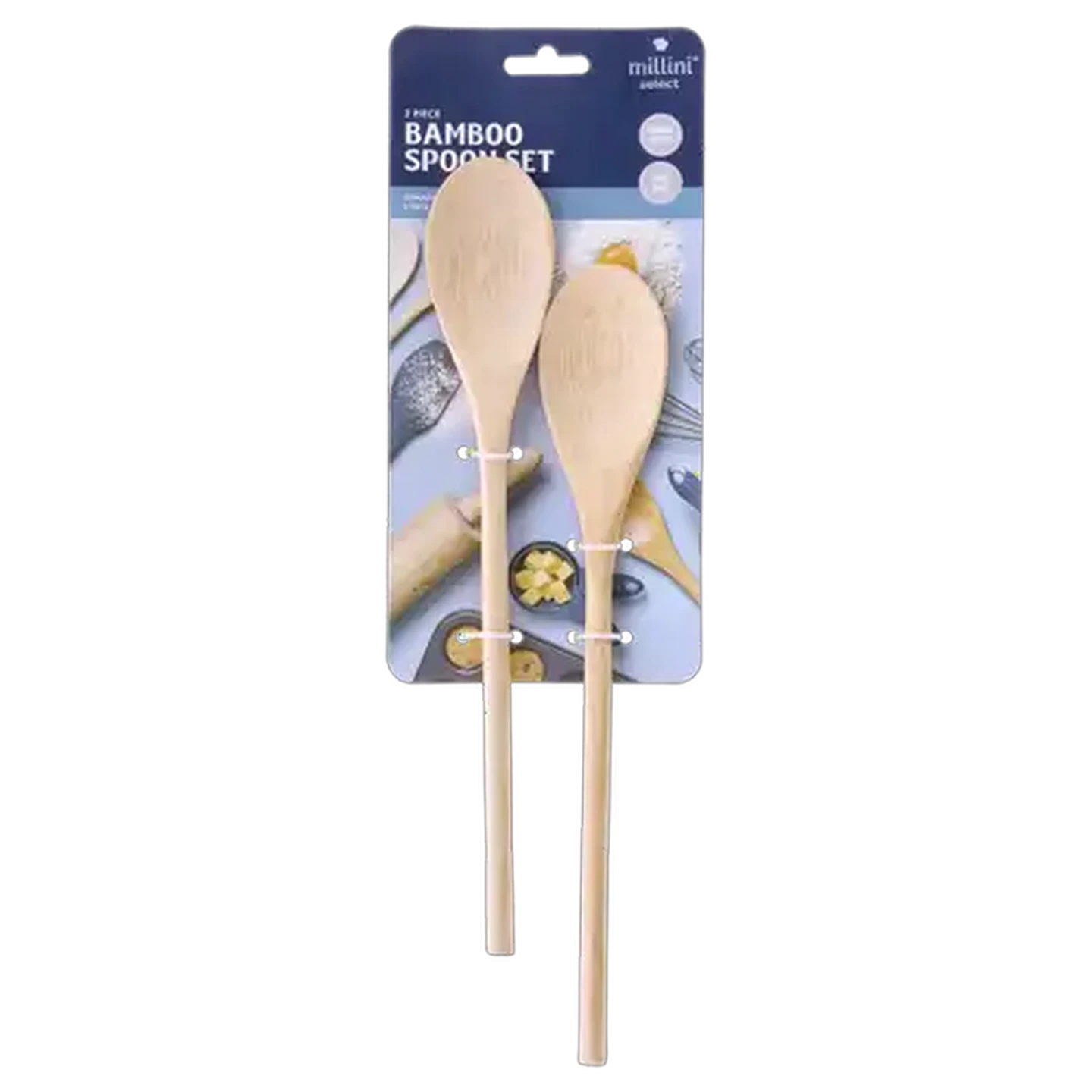 Image of Millini Bamboo Spoon Set 2-Piece