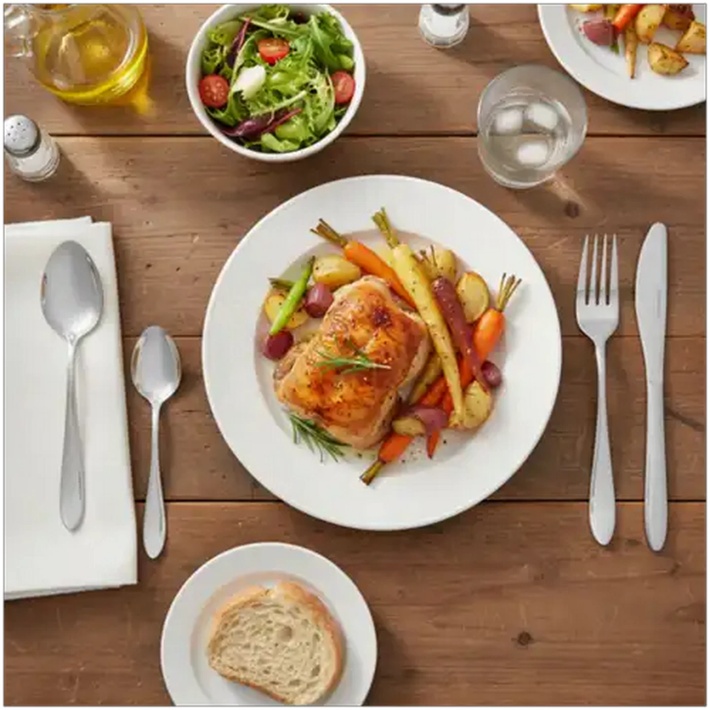 Image of Sequence Valore Stainless Steel Cutlery Set 20-Piece