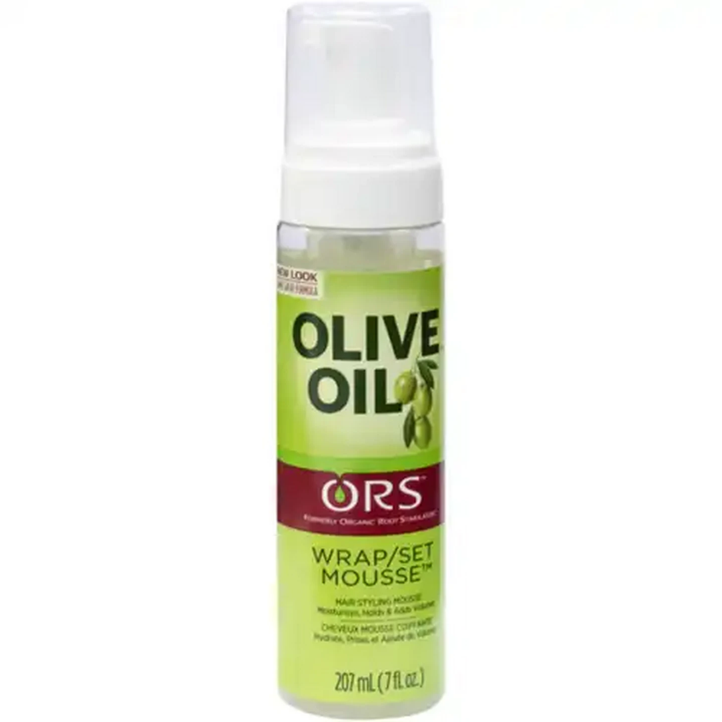 Image of ORS Olive Oil Hold & Shine Wrap/Set Mousse 207ml