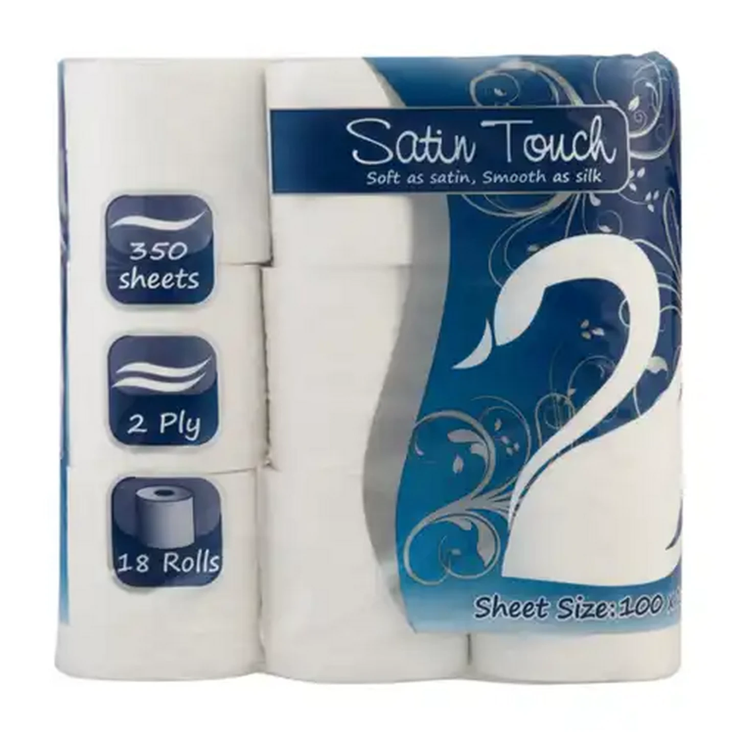 Image of Satin Touch 2 Ply Toilet Tissue 18 Pack