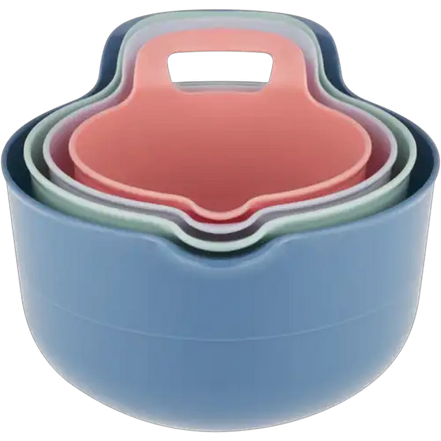 Image of Multicoloured Mixing Bowl Set 4 Piece