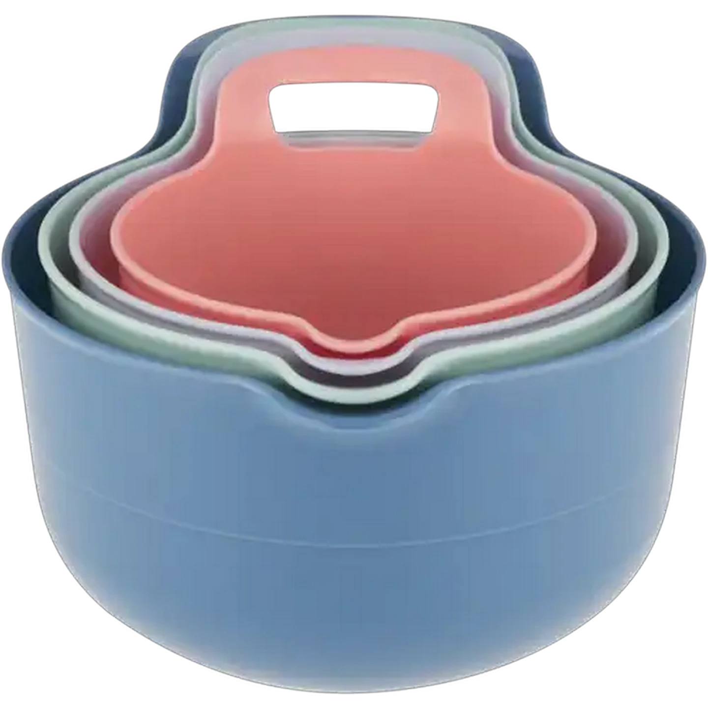 Image of Multicoloured Mixing Bowl Set 4 Piece