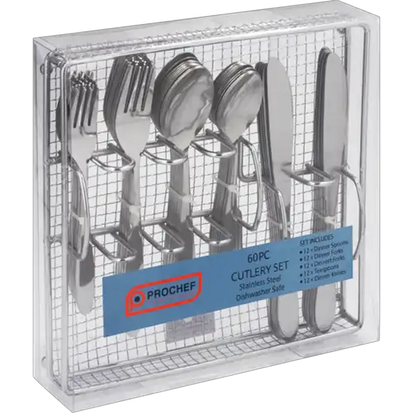 Image of Prochef Stainless Steel Cutlery Set 60 Piece