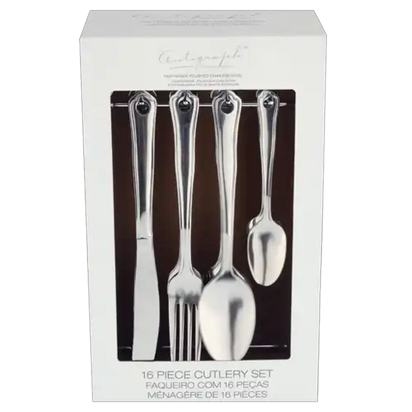 Image of Autograph High Grade Polished Stainless Steel Cutlery Set 16 Piece