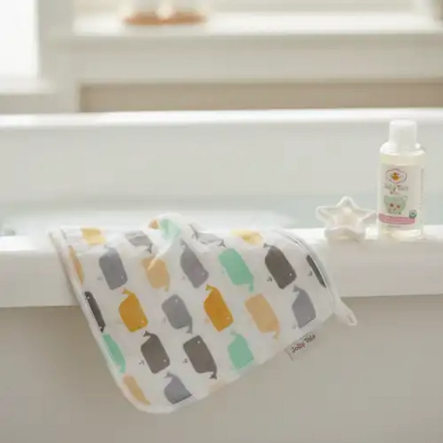 Image of Jolly Tots Star Mika Bamboo Face Cloth 2-Pack