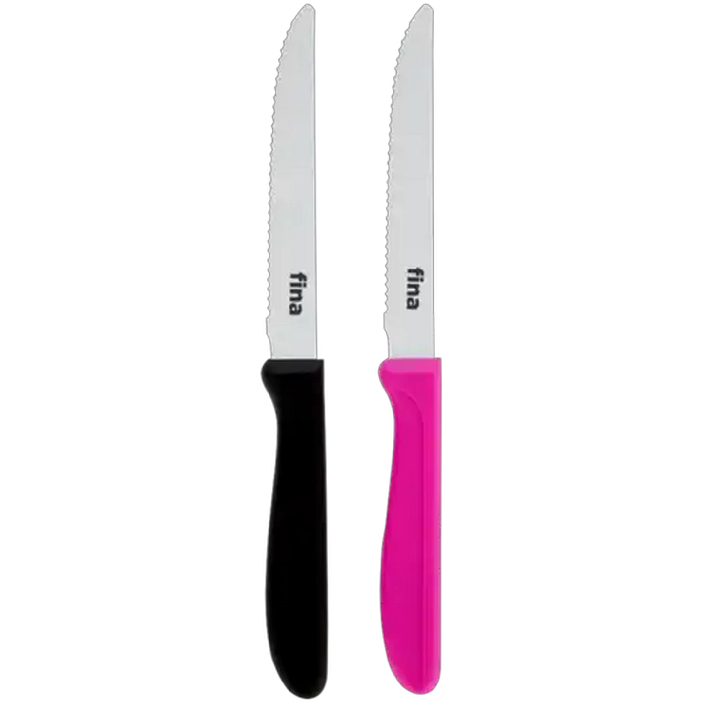 Image of Fina Stainless Steel Steak Knives 2-Pack (Colour May Vary)
