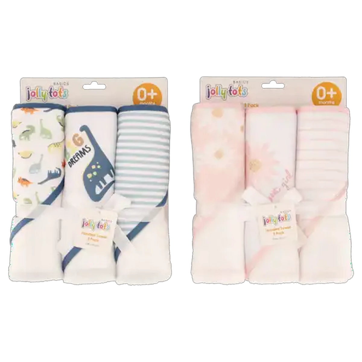 Checkers Sixty60 | Jolly Tots Microfibre Hooded Towel 3-Pack 0+