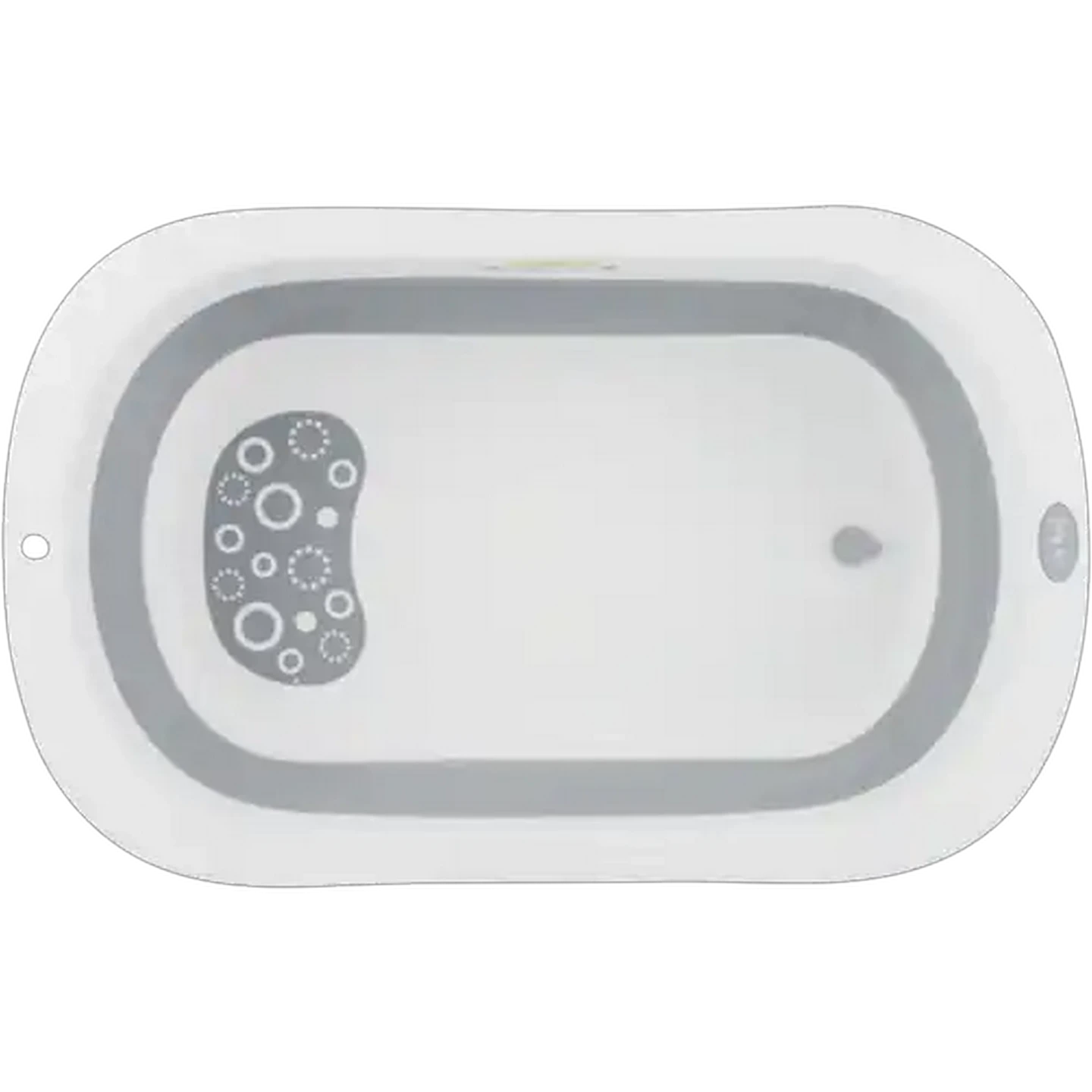 Image of Jolly Tots Basics White & Grey Pop Up Baby Bath