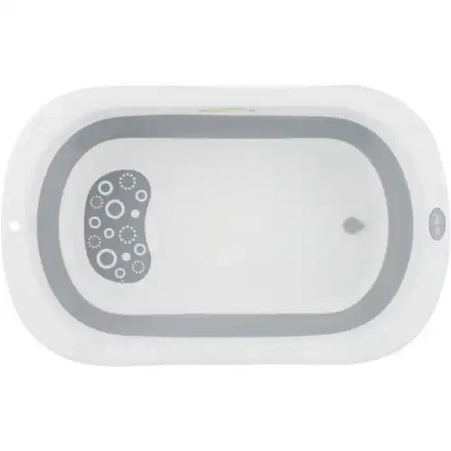 Image of Jolly Tots Basics White & Grey Pop Up Baby Bath