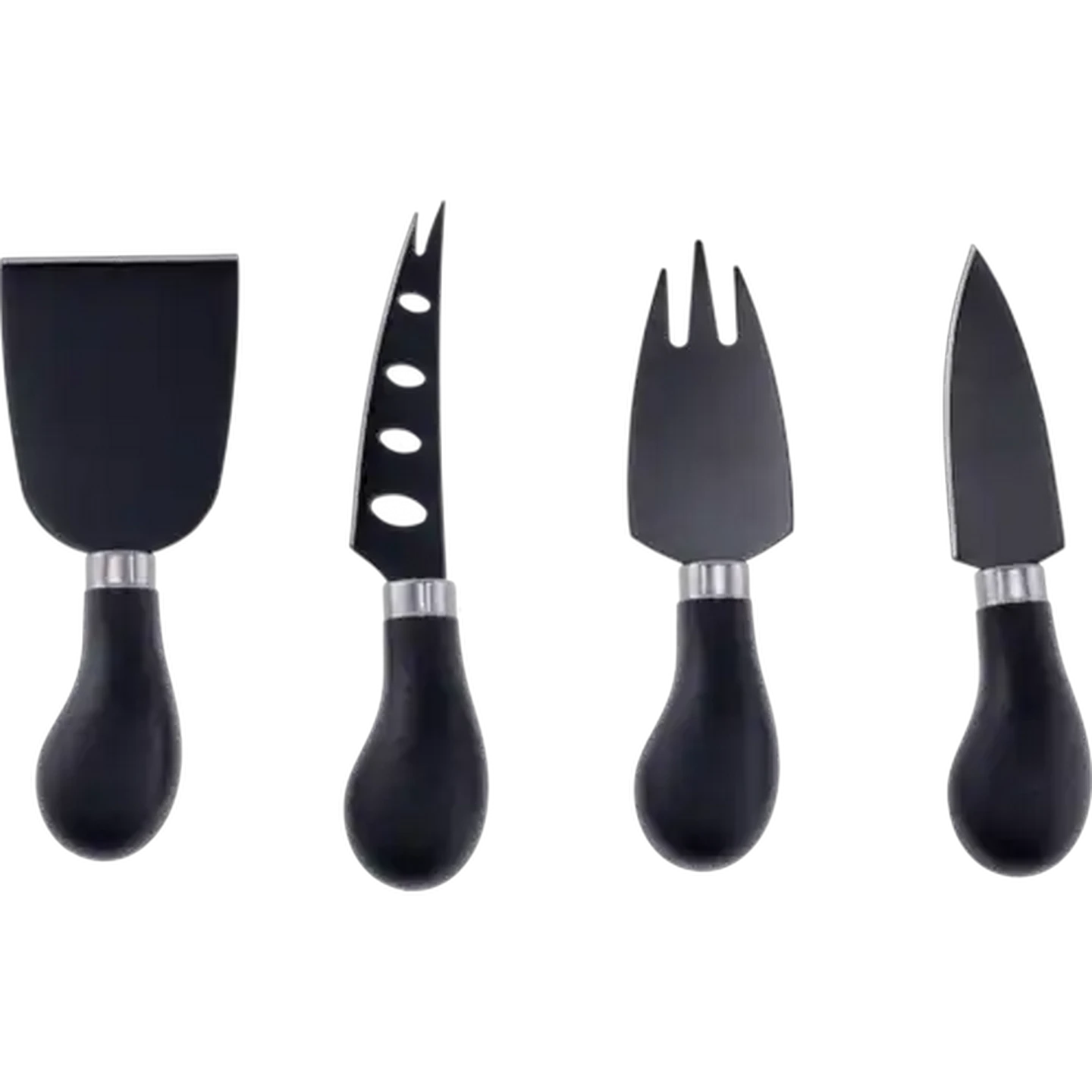 Image of Ceramic Coated Cheese Knife Set 4 Piece