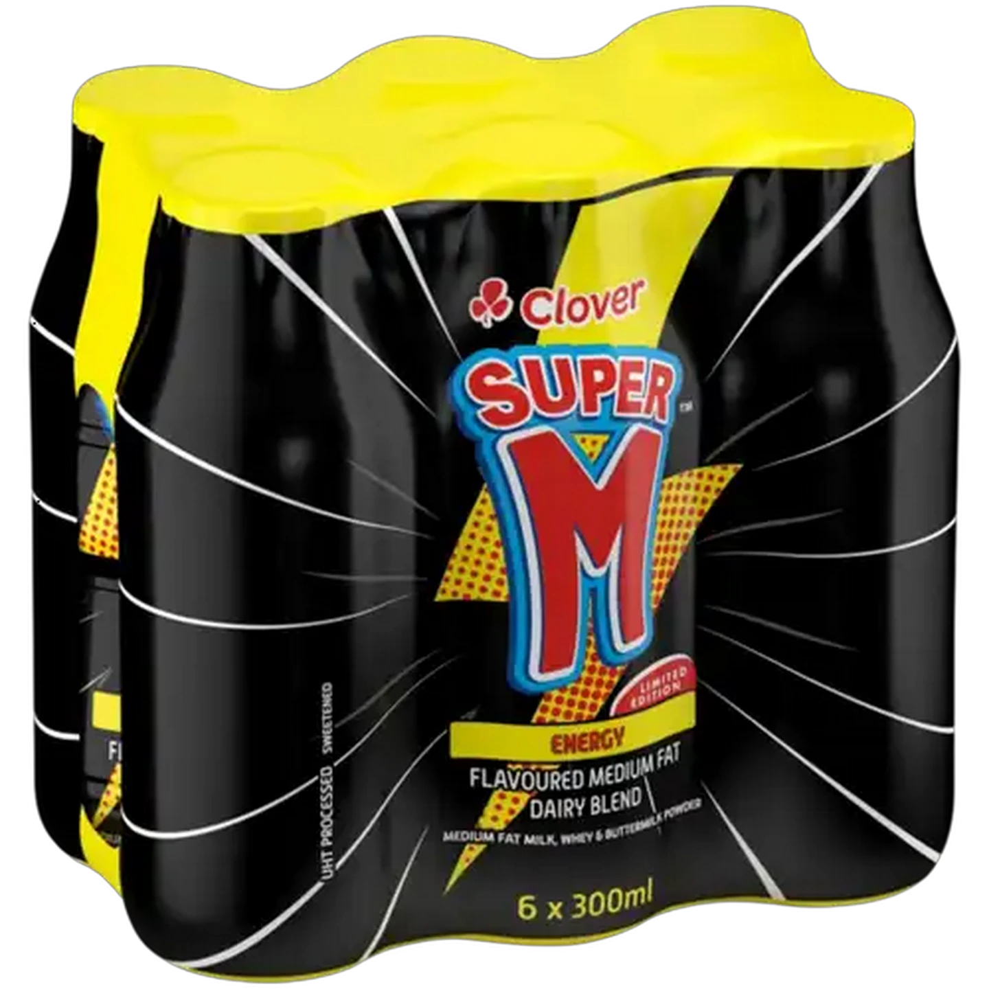 Image of Clover Super M Energy Flavoured Milk 6 x 300ml