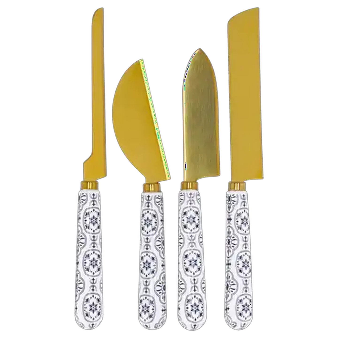 Image of Ceramic Cheese Knife Set 4 Piece