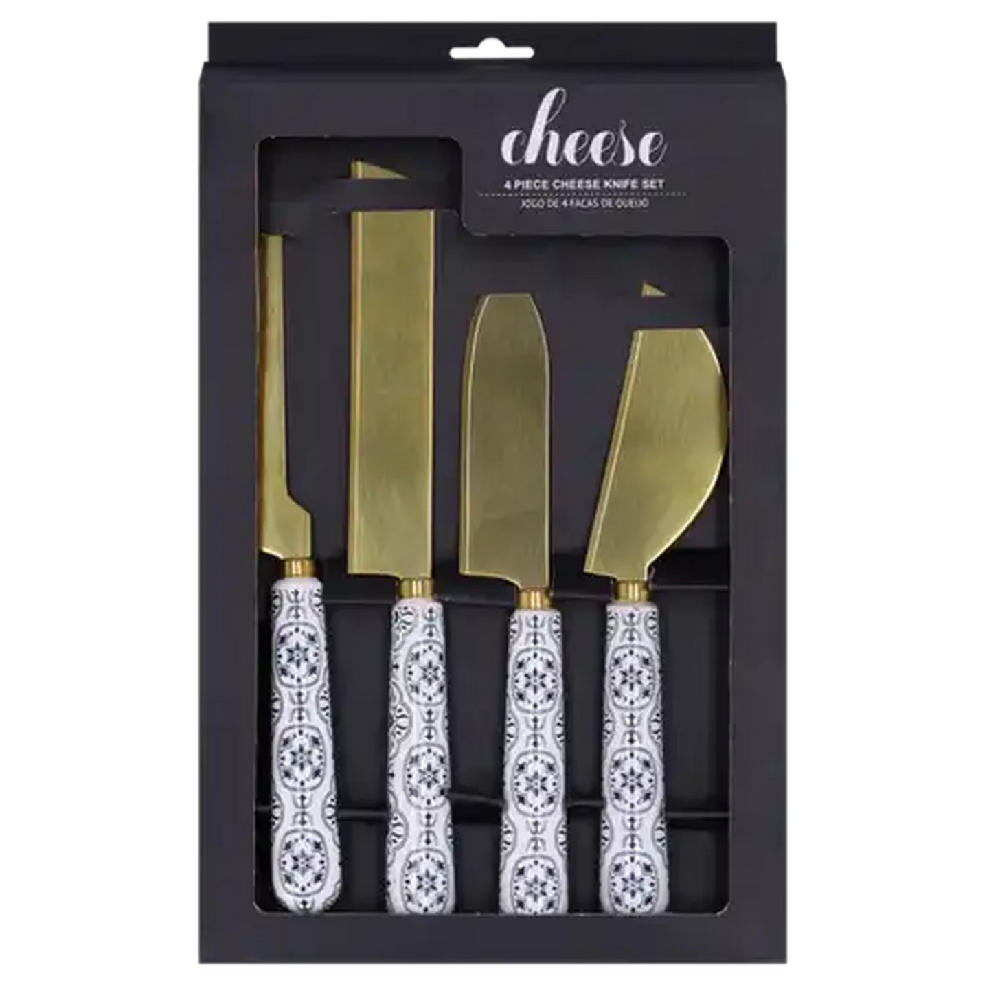 Image of Ceramic Cheese Knife Set 4 Piece