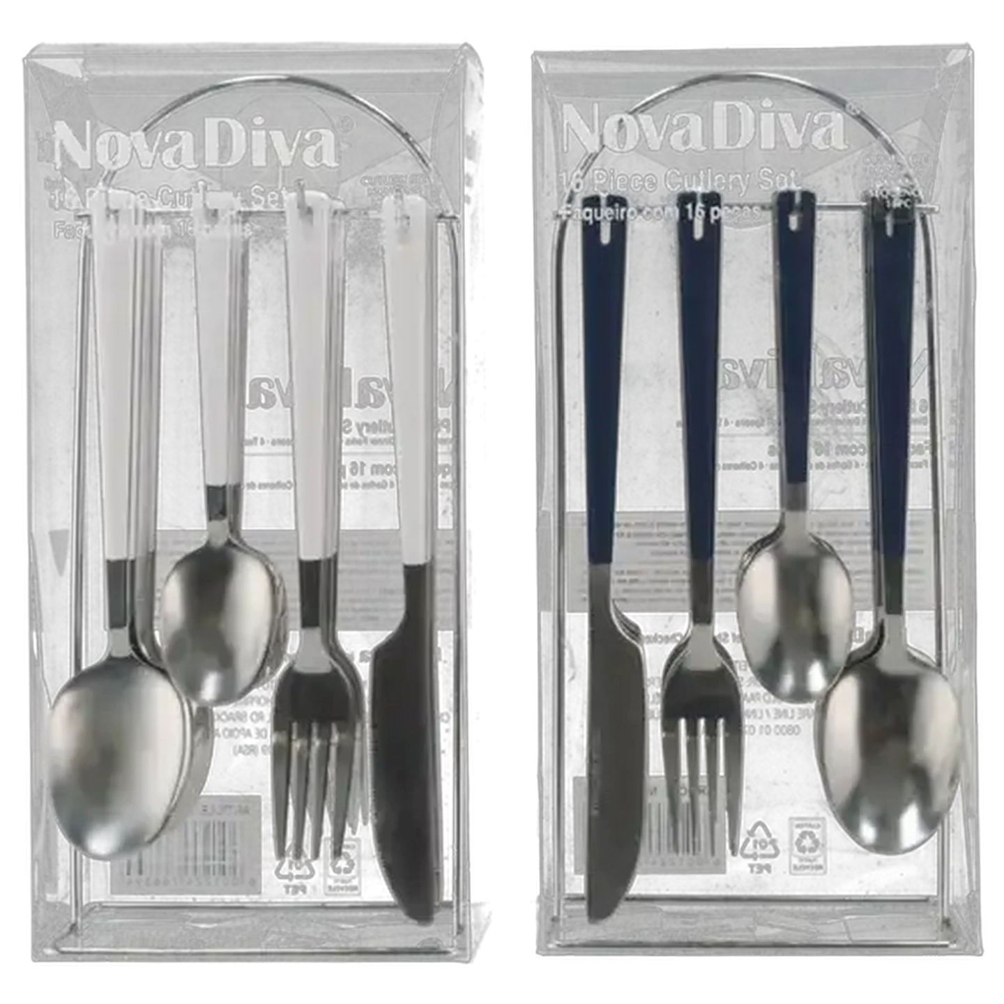 Image of NovaDiva Azura Hanging Cutlery Set 16 Piece (Colour May Vary)
