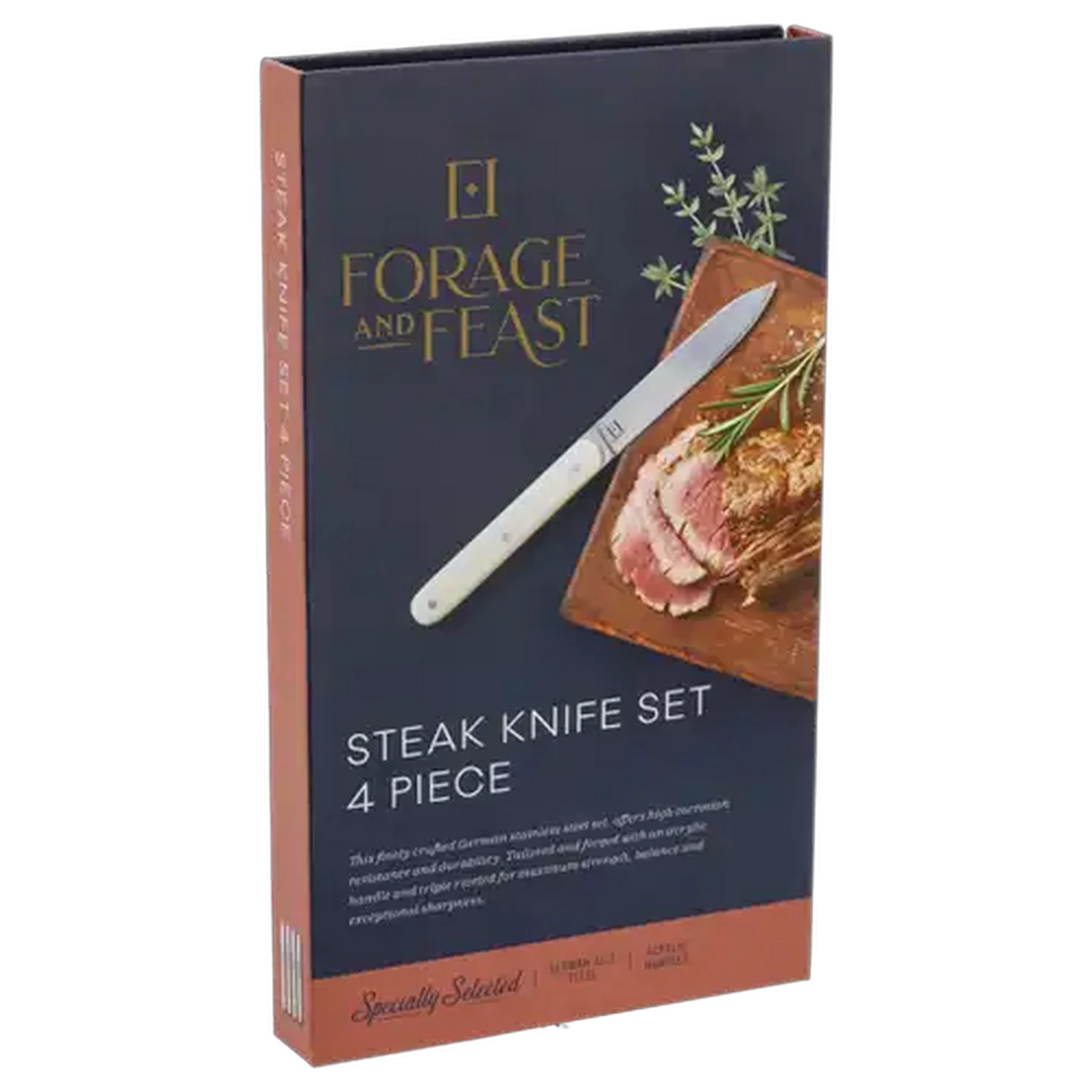 Image of Forage And Feast Acrylic Steak Knife Set 4 Piece
