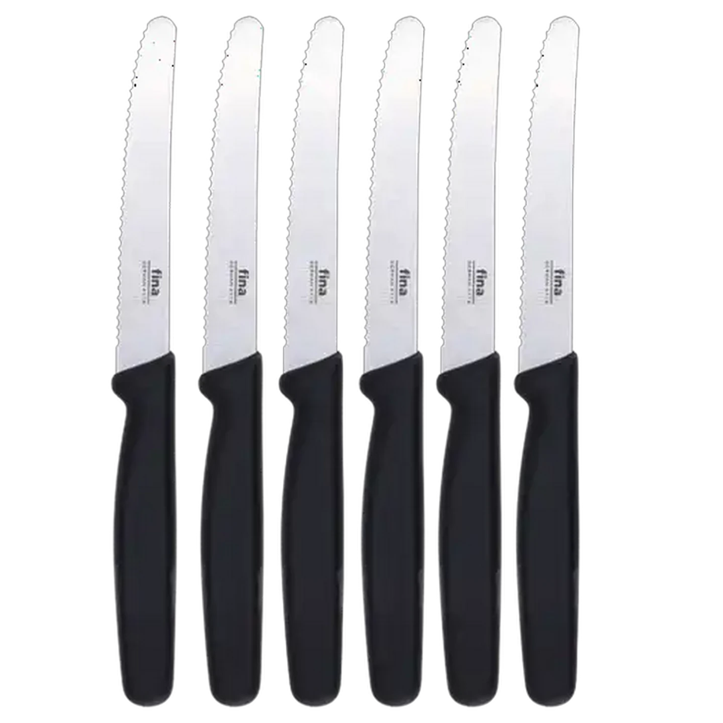 Image of Fina Stainless Steel Steak Knife Set 6-Piece