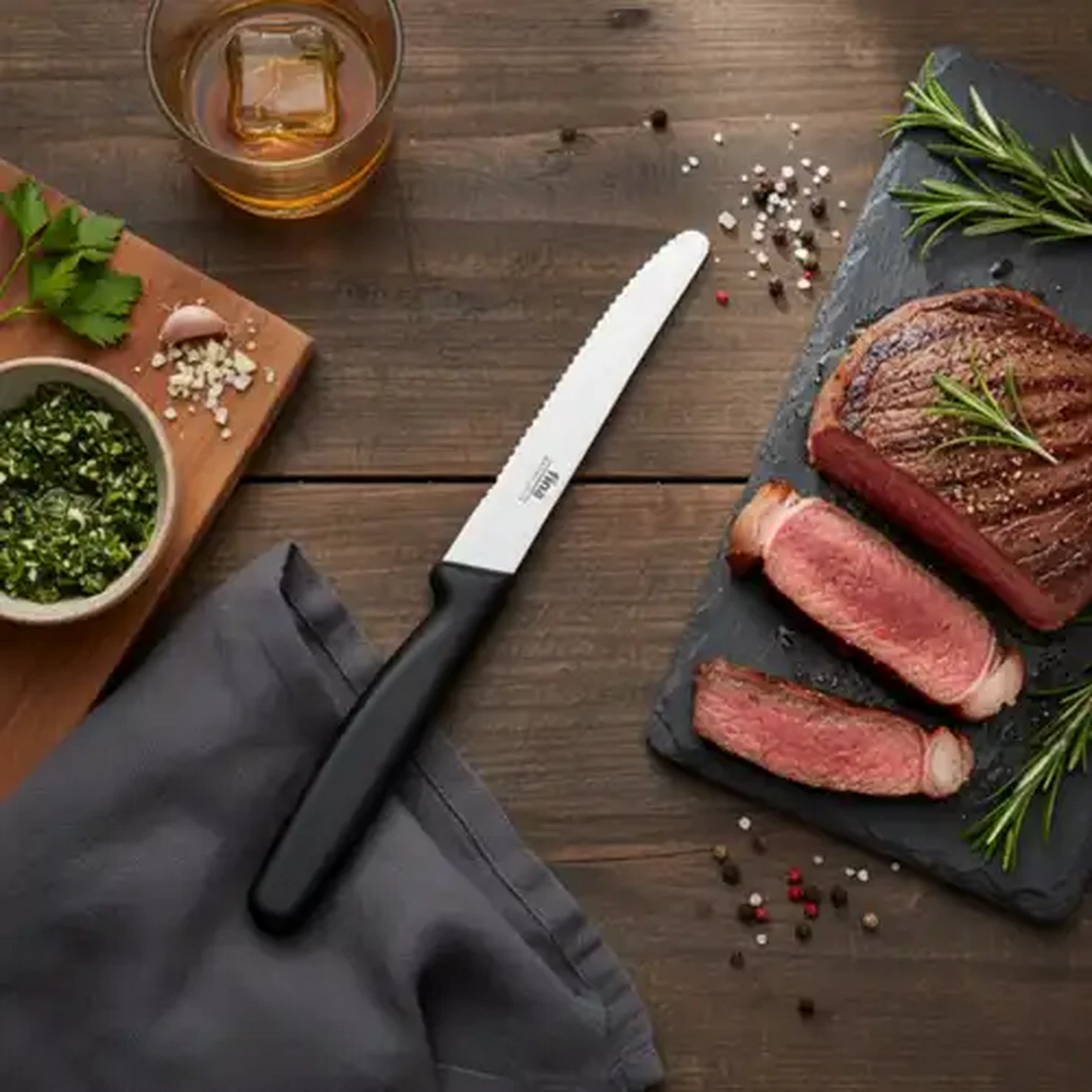 Image of Fina Stainless Steel Steak Knife Set 6-Piece