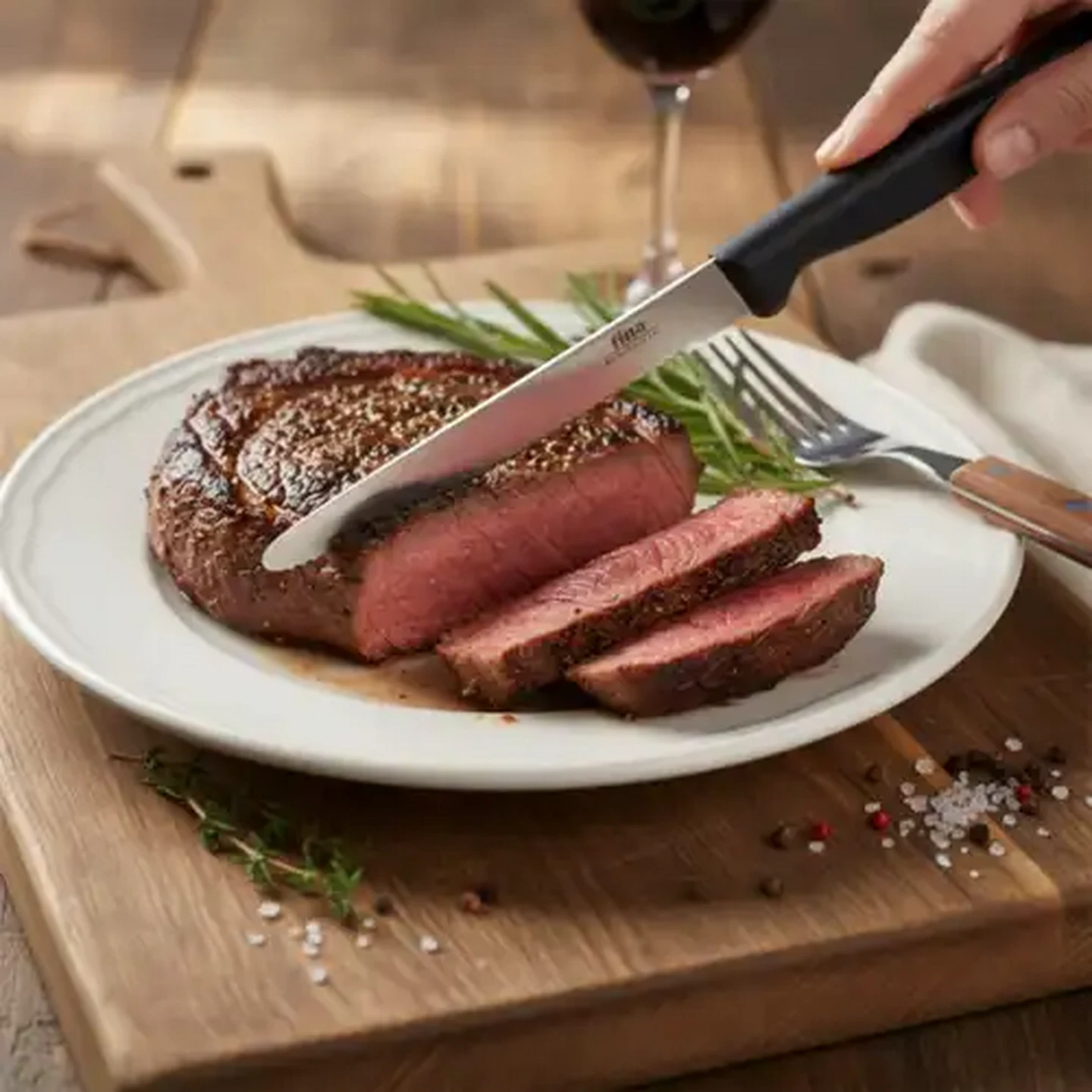 Image of Fina Stainless Steel Steak Knife Set 6-Piece