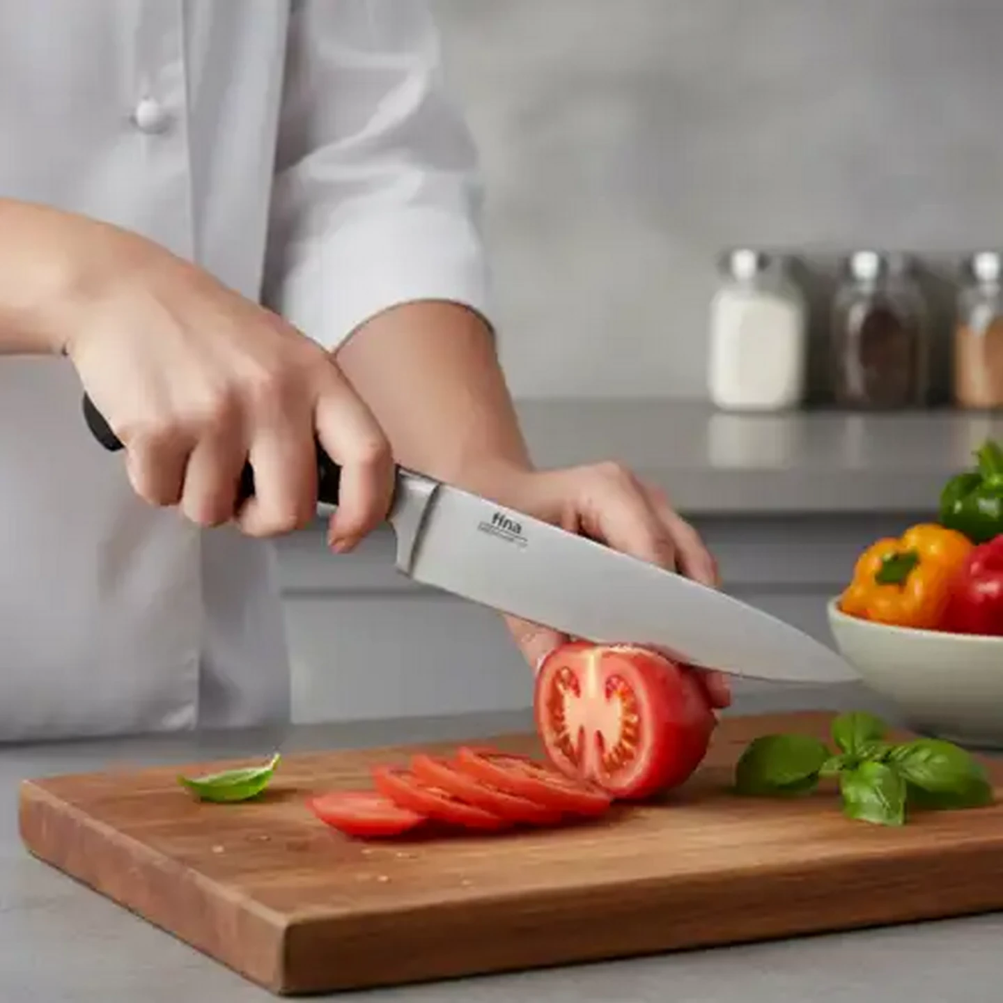 Image of Fina Stainless Steel Chef Knife 34cm