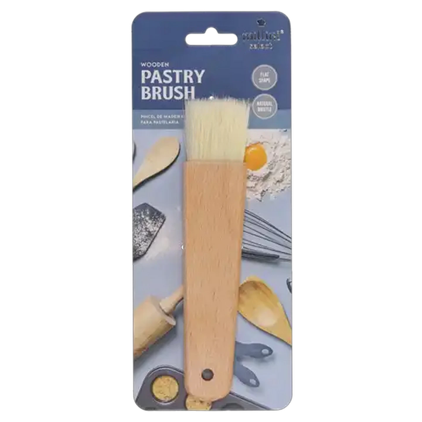 Image of Millini Wood Pastry Brush 18cm