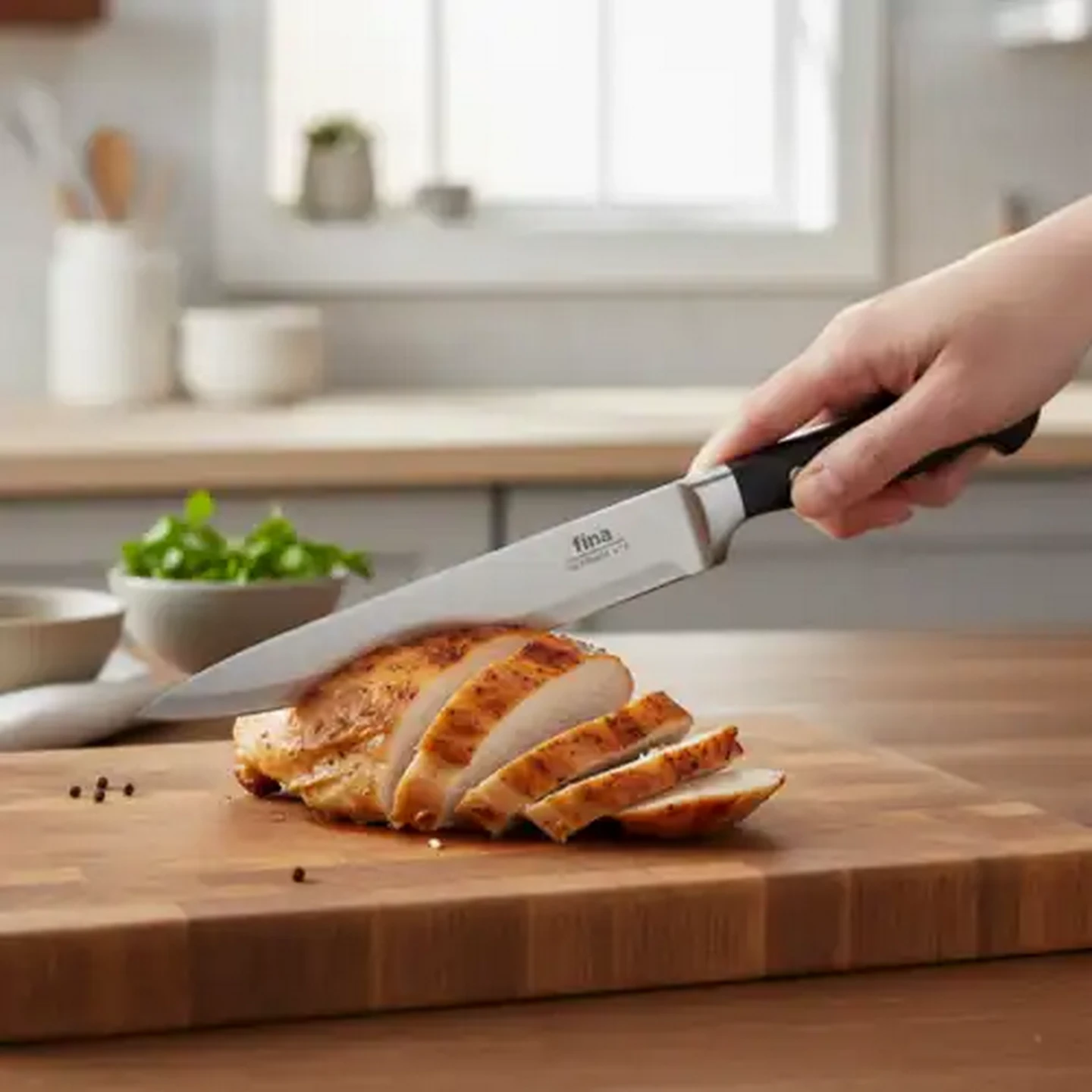 Image of Fina Stainless Steel Carving Knife 33cm
