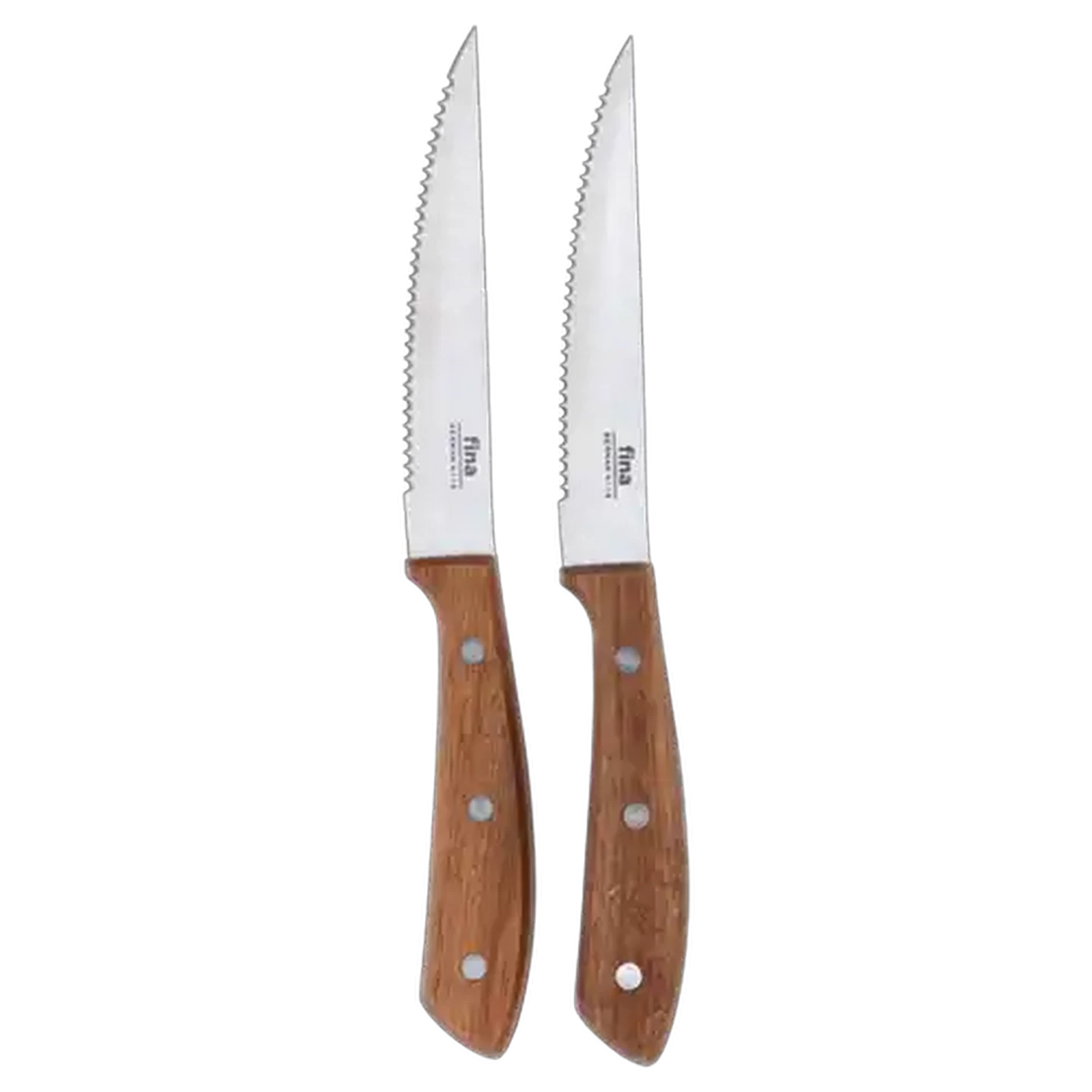 Image of Fina Wood Steak Knife Set 2-Piece
