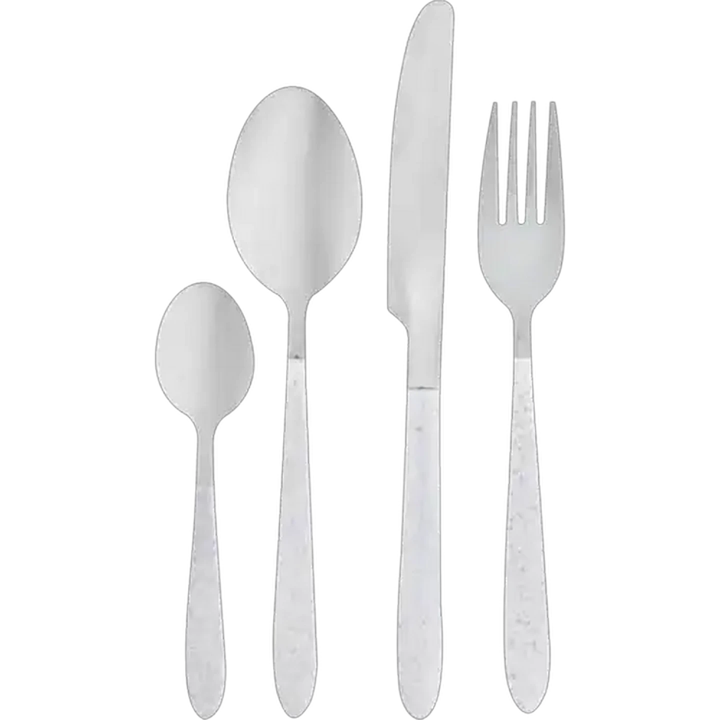 Image of NovaDiva White Granite Cutlery Set 16 Piece