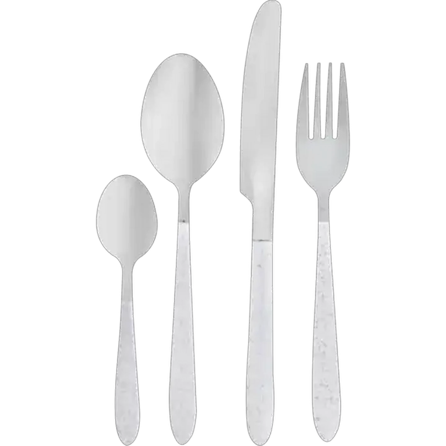 Image of NovaDiva White Granite Cutlery Set 16 Piece
