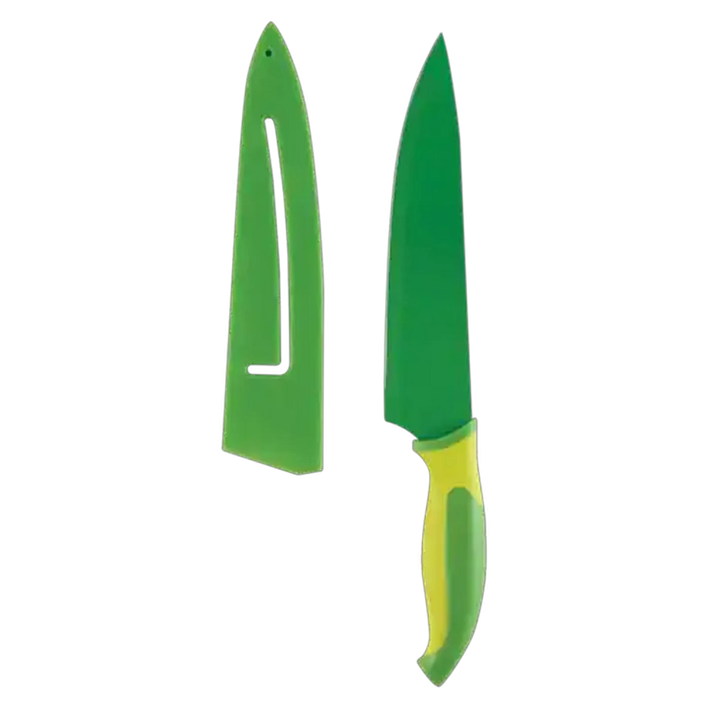 Image of Colour Splash Green Chef Knife With Sheath 20cm