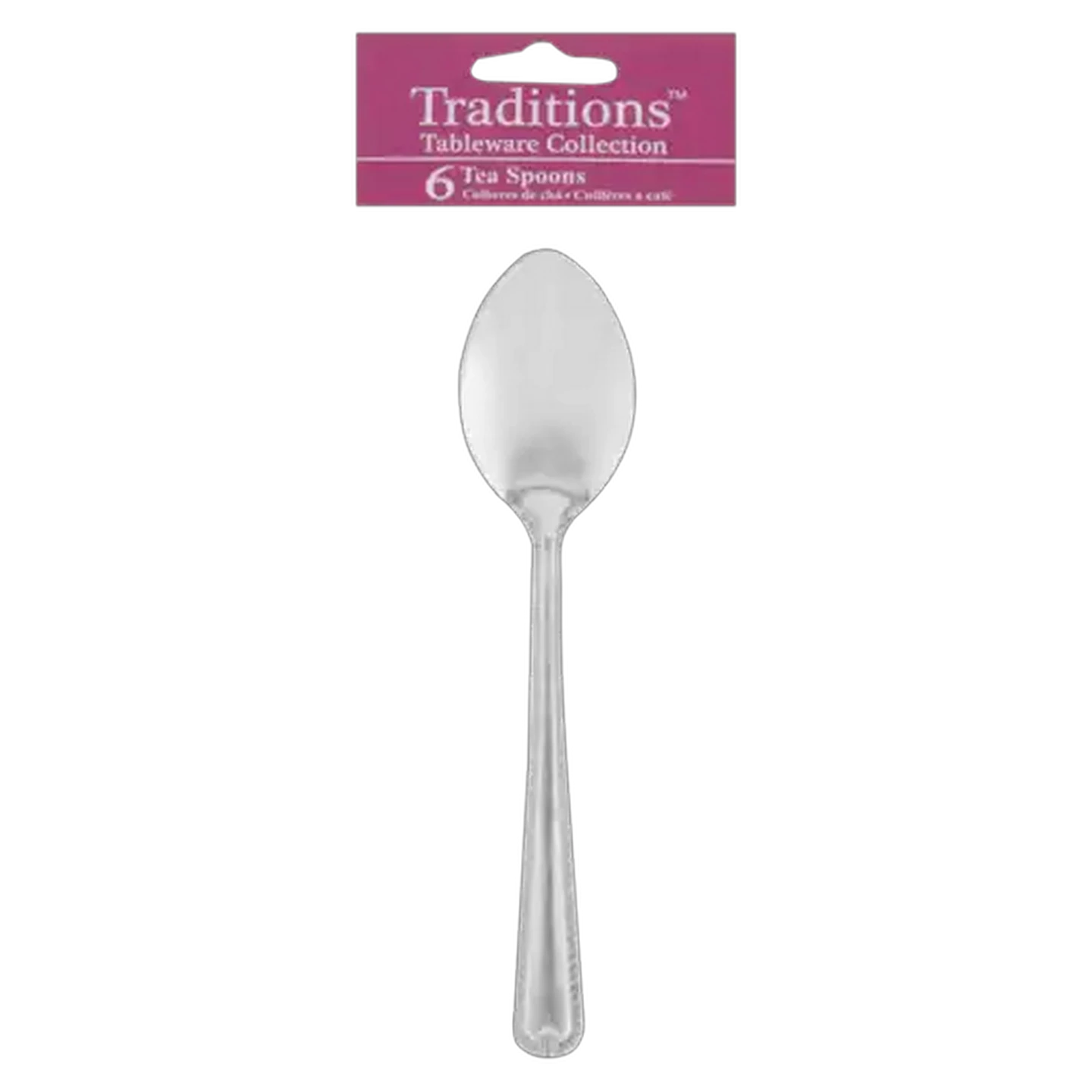 Image of Traditions Christmas Wrap Tea Spoon Set 6 Piece