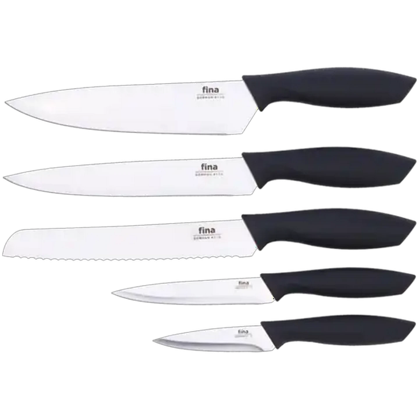 Image of Fina Knife and Block Set 6-Piece