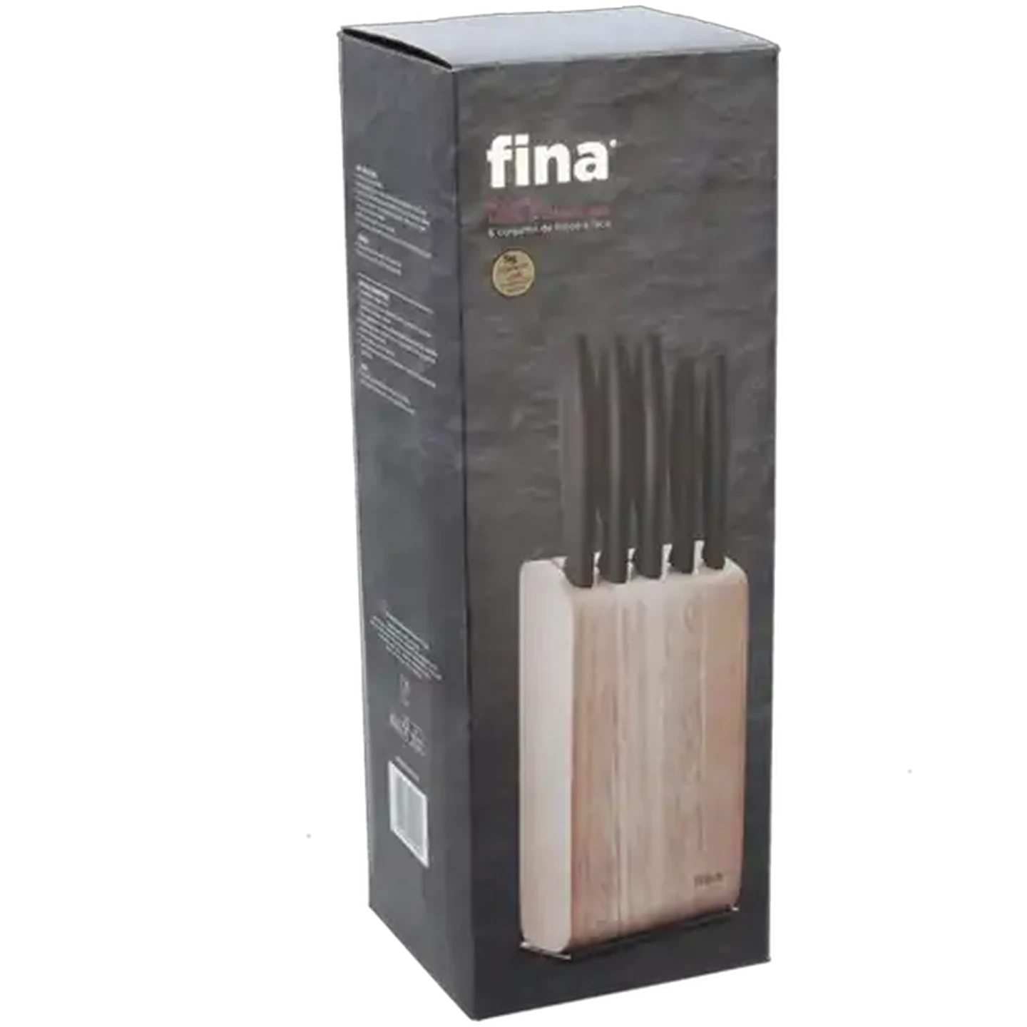 Image of Fina Knife and Block Set 6-Piece