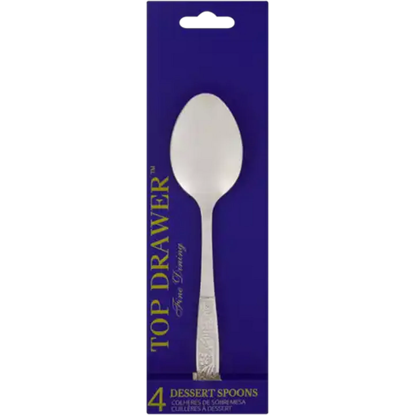 Image of Top Drawer Fine Dining Dessert Spoons 4-Pack
