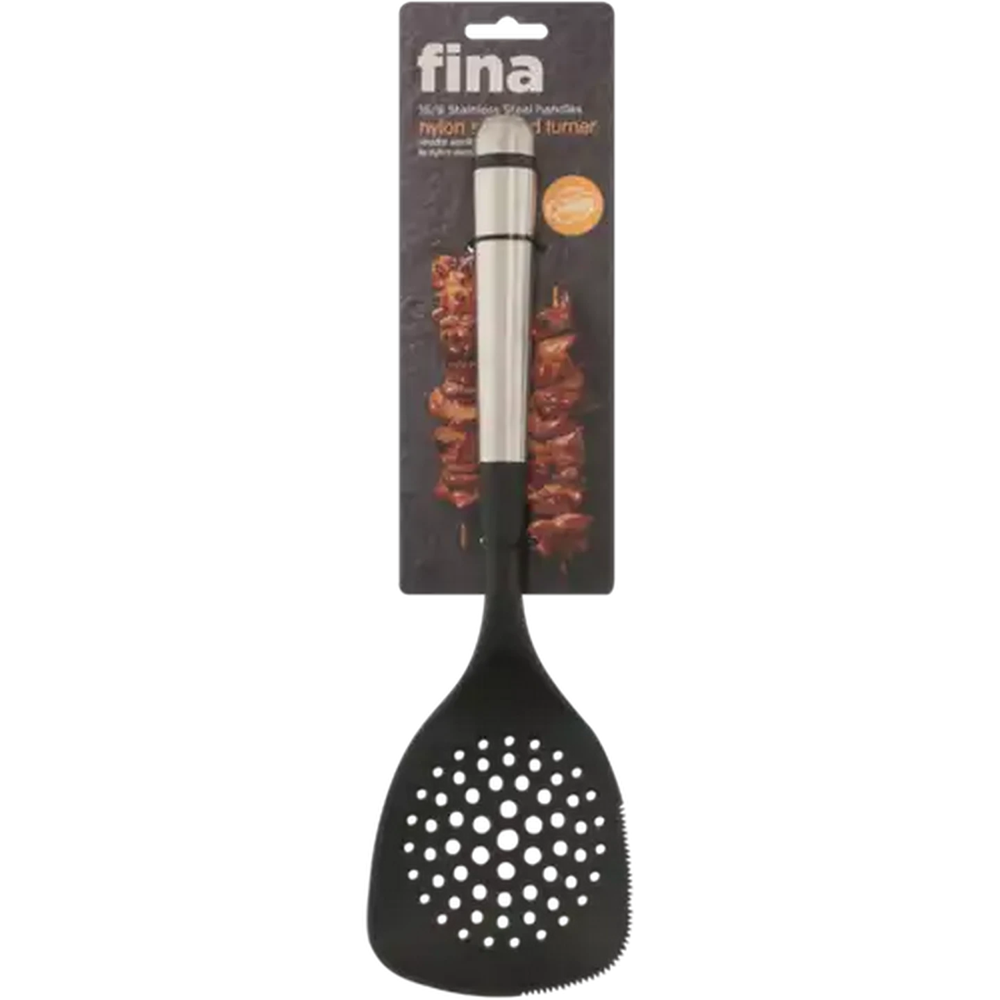 Image of Fina Stainless Steel & Nylon Serrated Turner