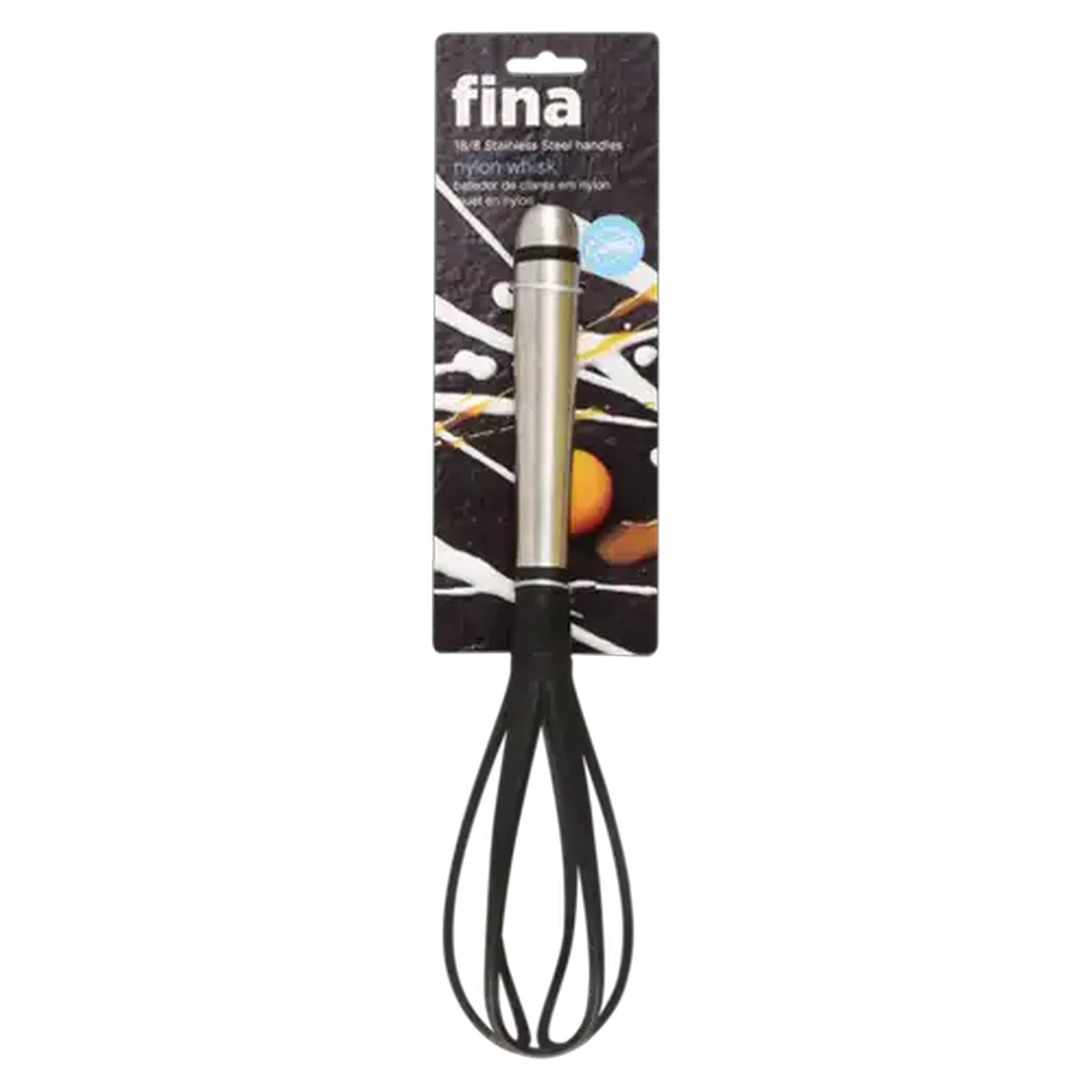 Image of Fina Stainless Steel Handle Nylon Whisk