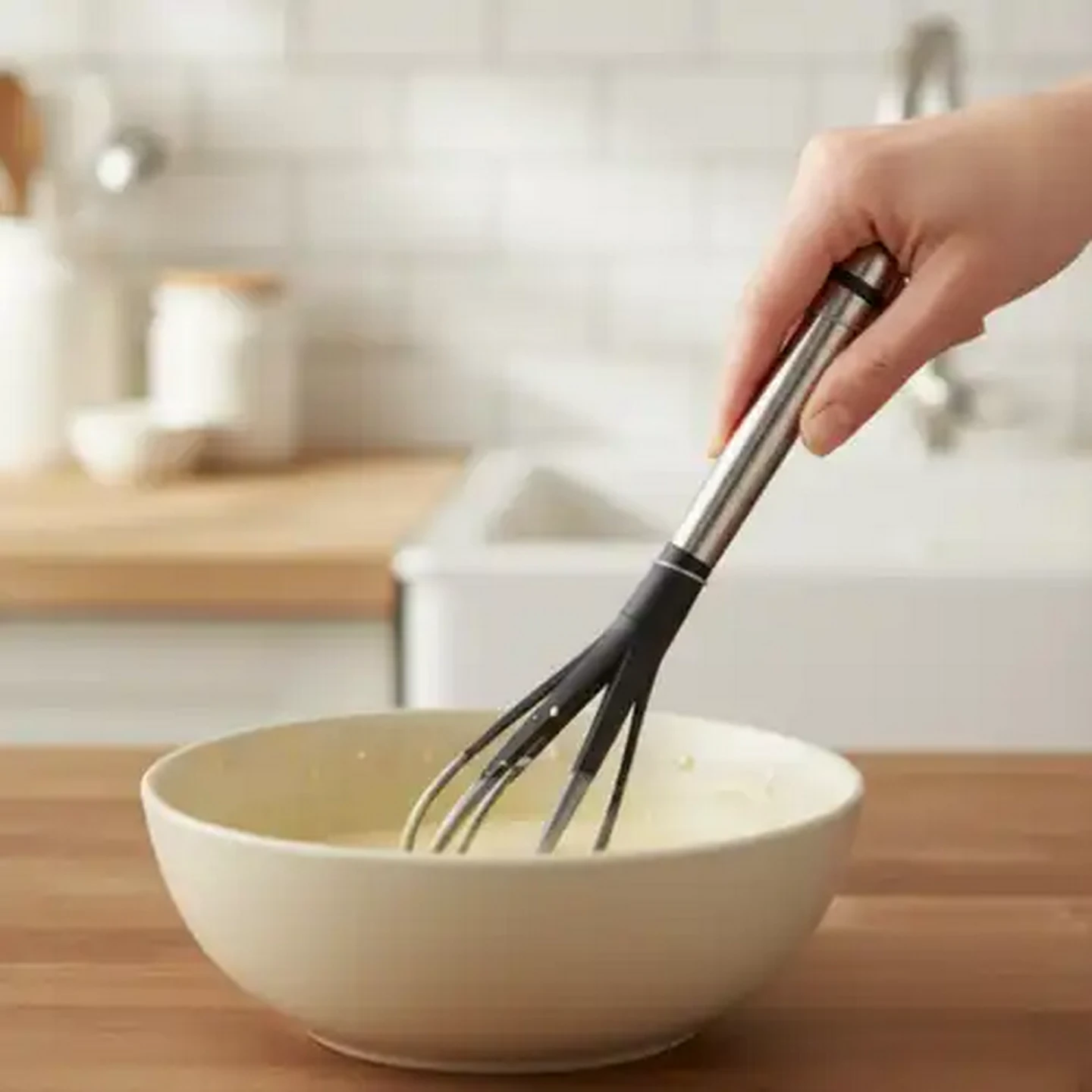 Image of Fina Stainless Steel Handle Nylon Whisk