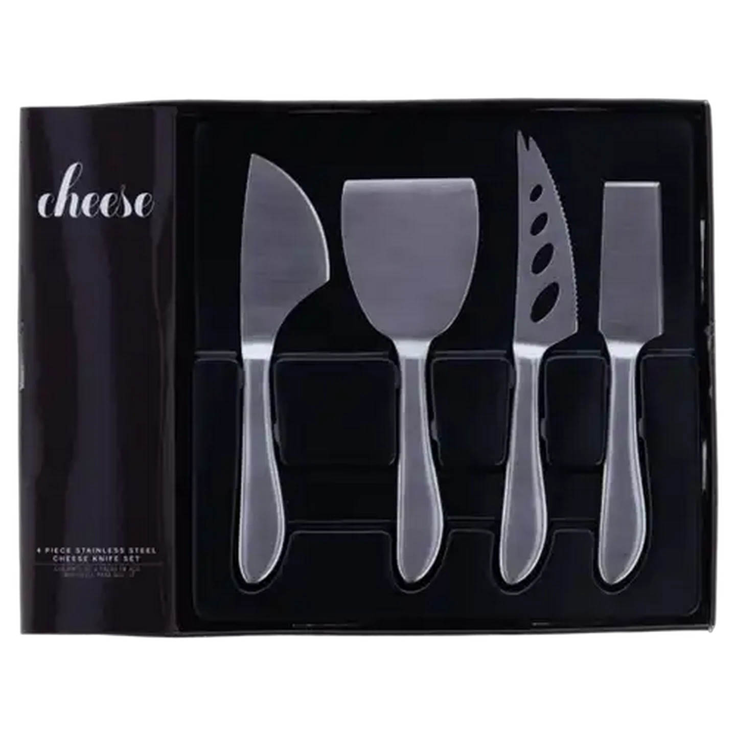 Image of Cheese Stainless Steel Cheese Knife Set 4 Piece