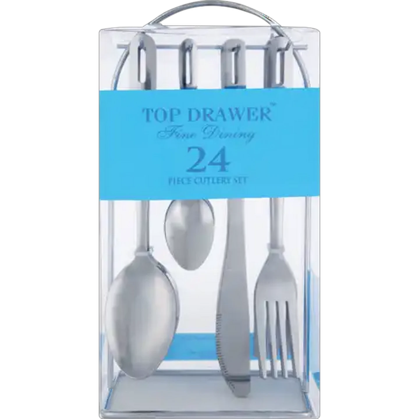 Image of Top Drawer Fine Dining Hanging Cutlery Set 24 Piece