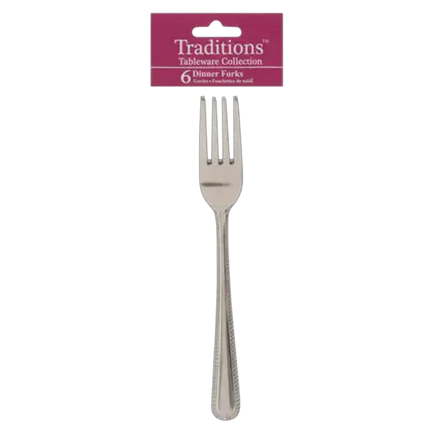 Image of Traditions Christmas Wrap Dinner Fork Set 6 Piece