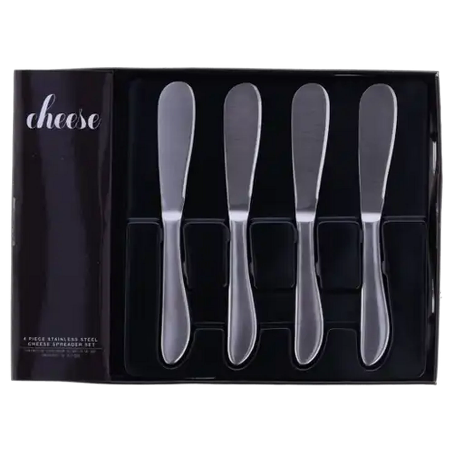 Image of Cheese Stainless Steel Cheese Spreader Set 4 Piece