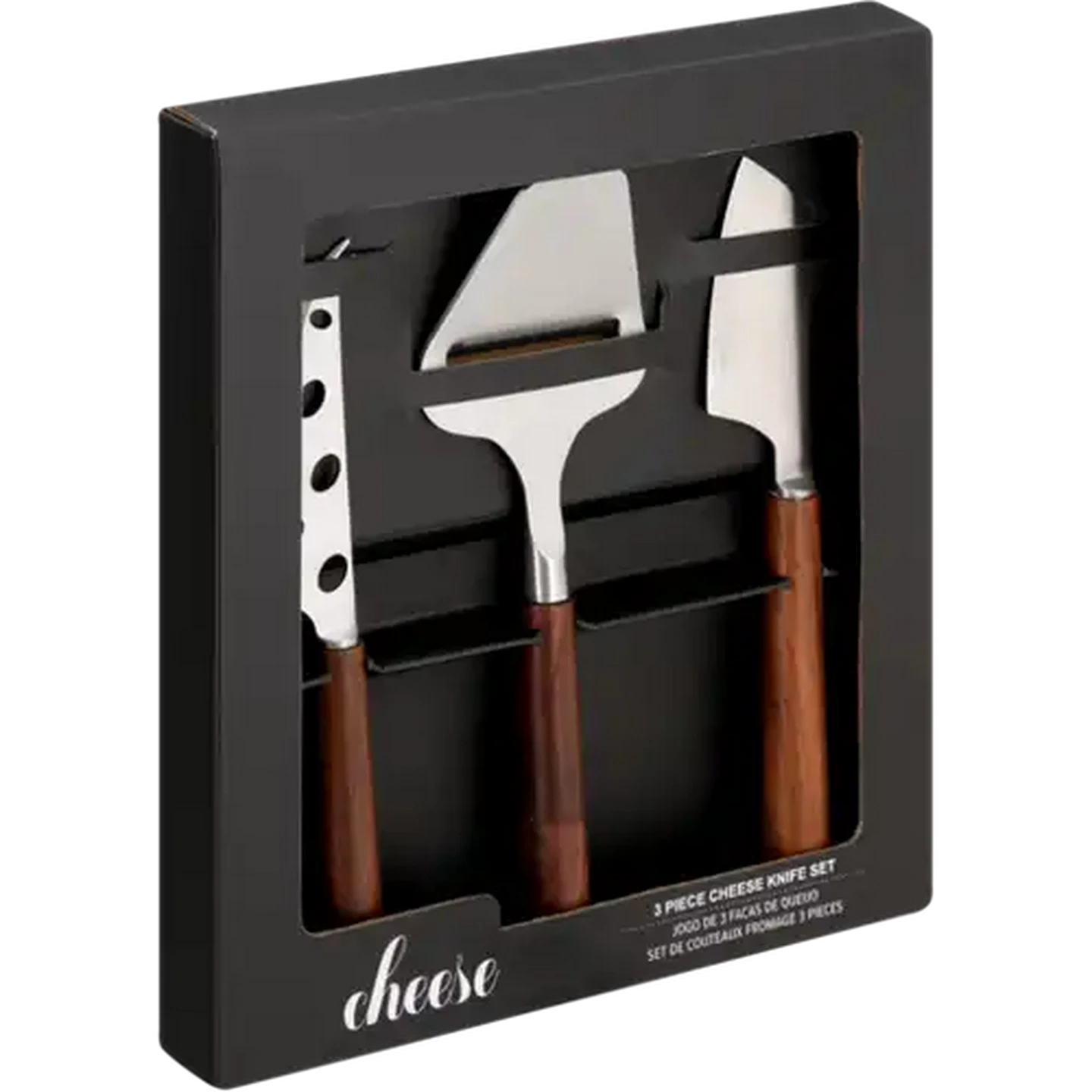 Image of Cheese Stainless Steel Cheese Knife Set 3 Piece