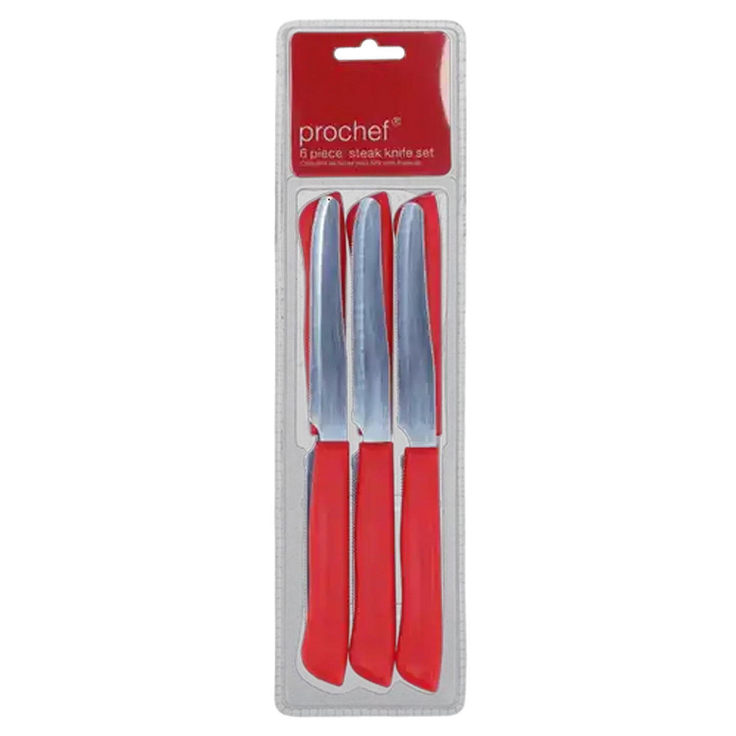 Image of Prochef Steak Knife Set 6 Piece (Colour May Vary)