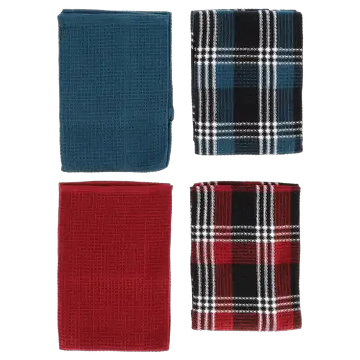 Image of Essentials Red Woven Kitchen Cloths 2 Pack