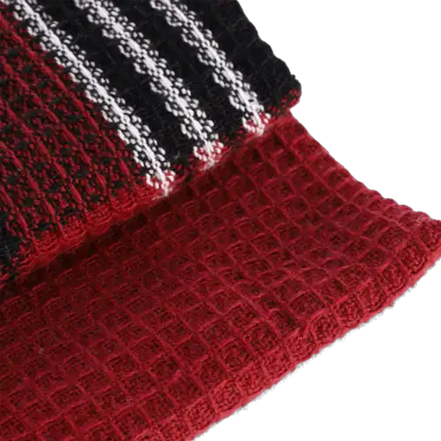 Image of Essentials Red Woven Kitchen Cloths 2 Pack