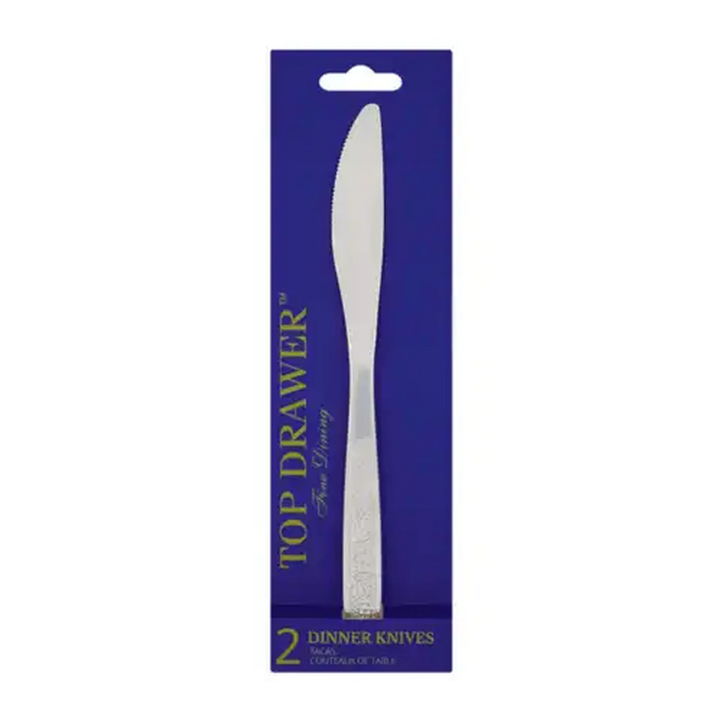 Image of Top Drawer Fine Dining Dinner Knives 2-Pack