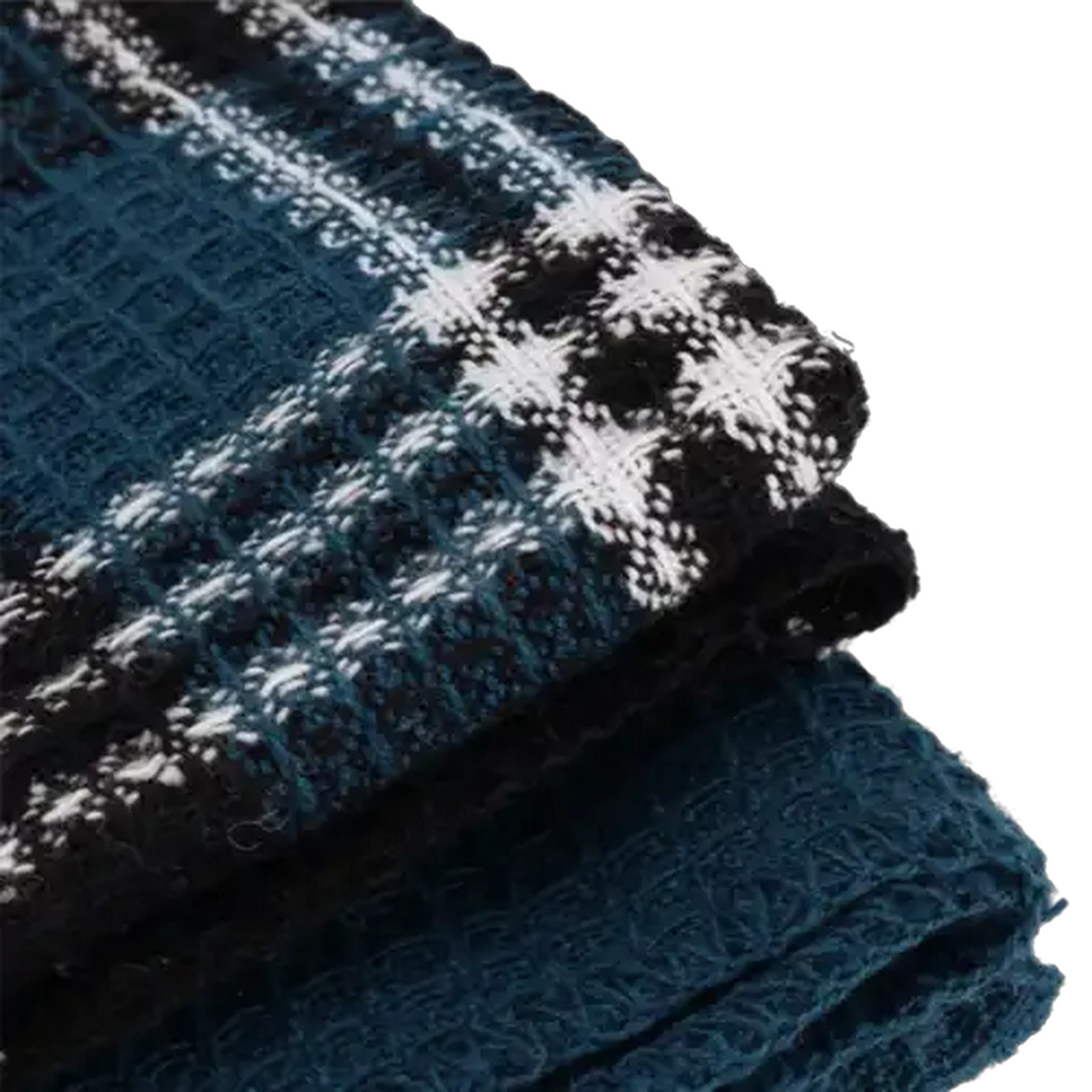 Image of Essentials Navy Blue Woven Kitchen Swabs 2 Pack
