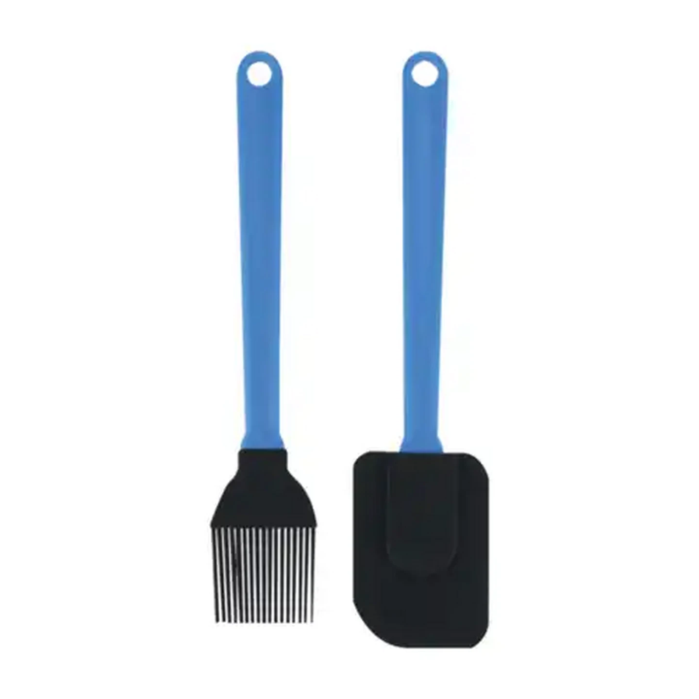 Image of Colour Burst Spatula & Brush Set 2 Piece (Colour May Vary)