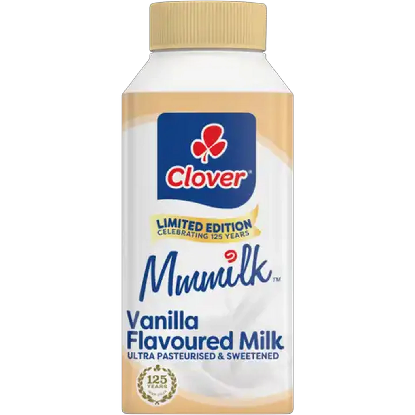 Image of Clover Vanilla Flavoured Milk Bottle 330ml