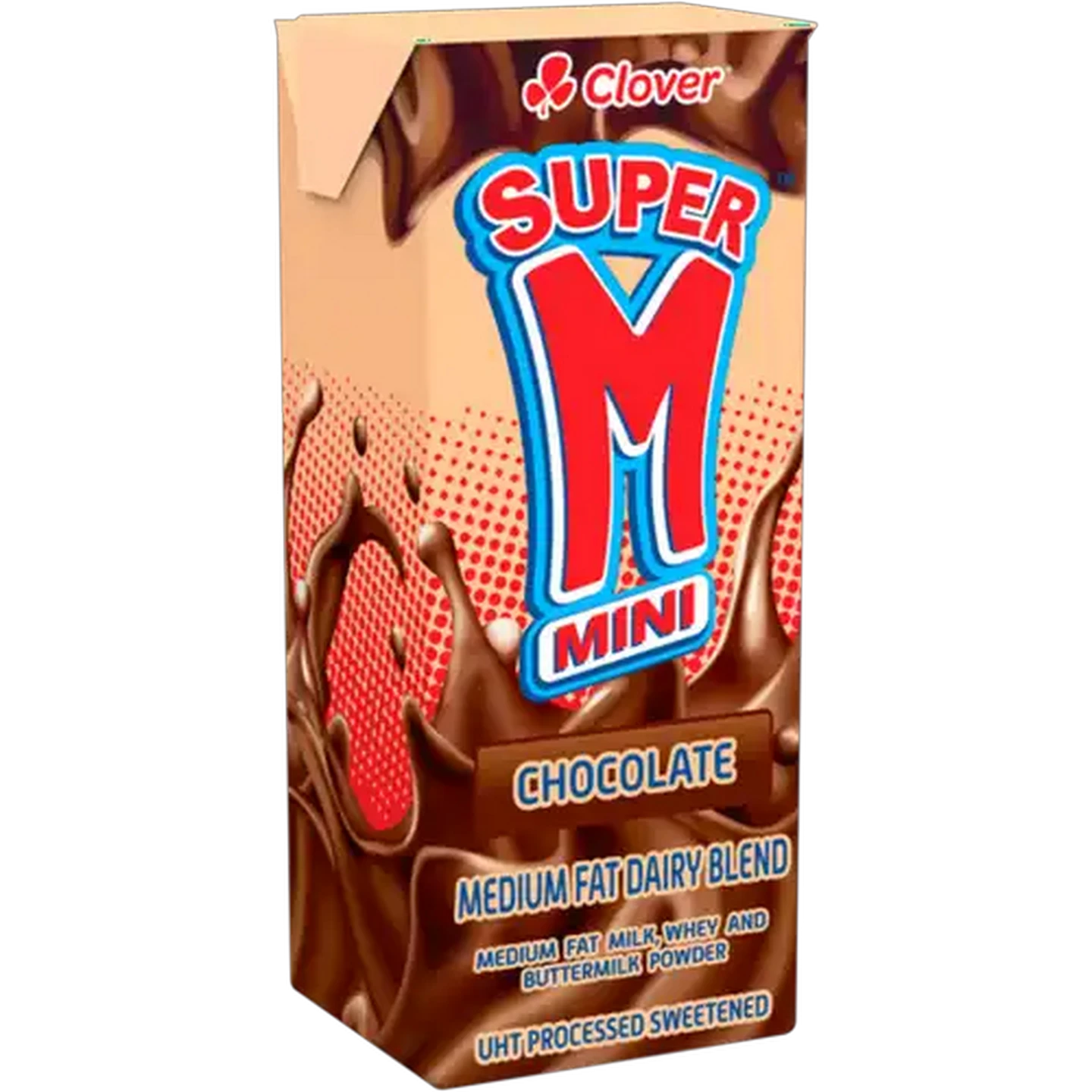 Image of Clover Super M Chocolate Mini Medium Fat Dairy Blend 200ml